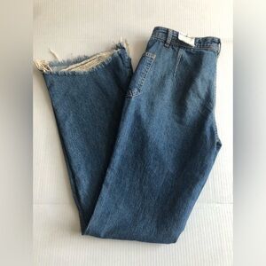 We The Free Blue Low Rise Flare Jeans